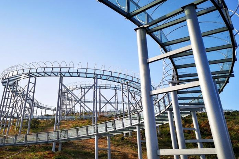 Steel structure boardwalk