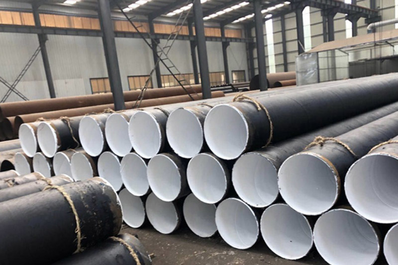 Cement mortar anti-corrosion steel pipe