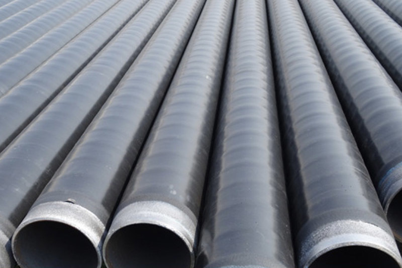 Cold wrapped anti-corrosion steel pipe