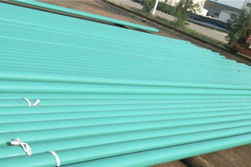 Internally and externally coated anti-corrosion steel pipes