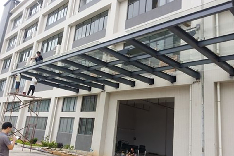 Steel structure canopy