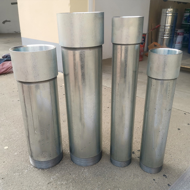 Galvanized threaded pipe