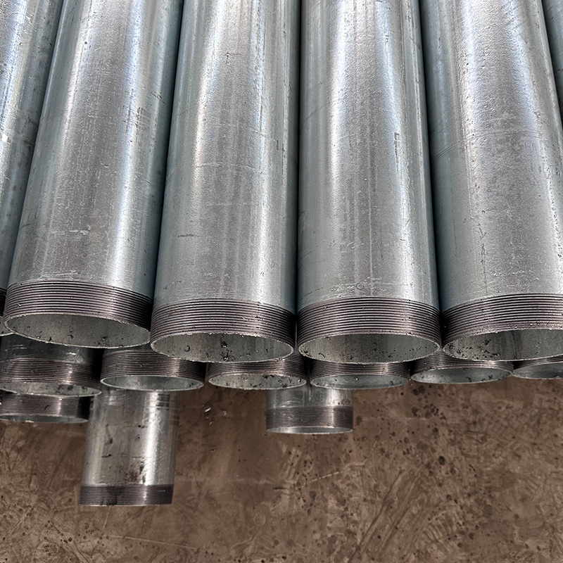 Galvanized threaded pipe