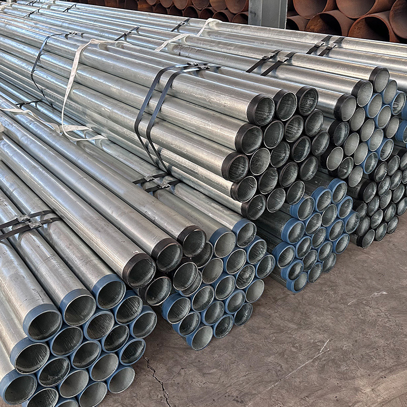 Galvanized threaded pipe