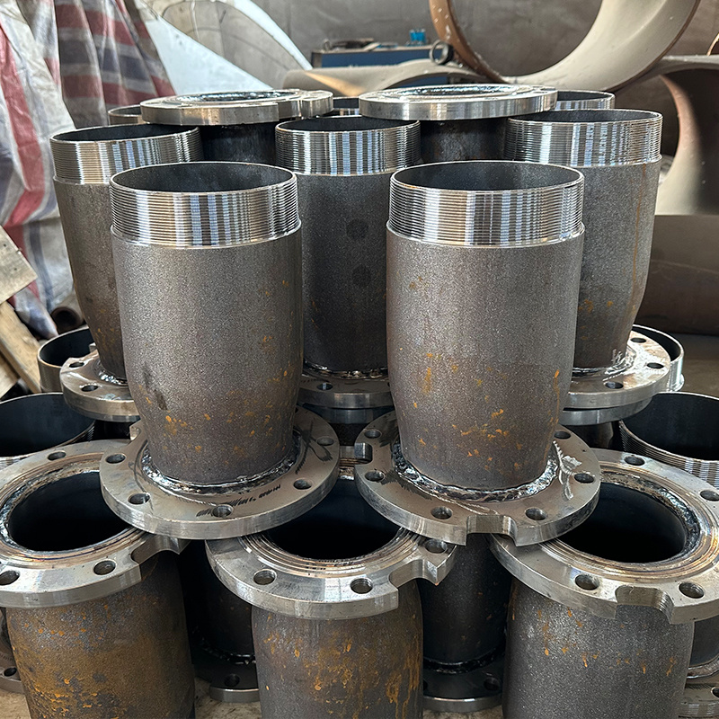 Custom pipe fitting container