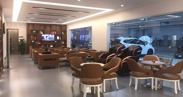 汽車專賣店客戶休息區照明