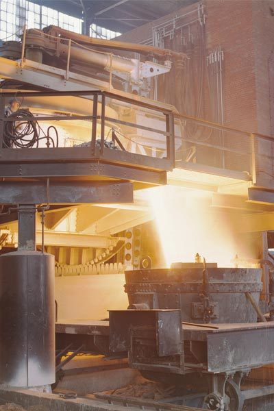 Machine-pressed refractory products