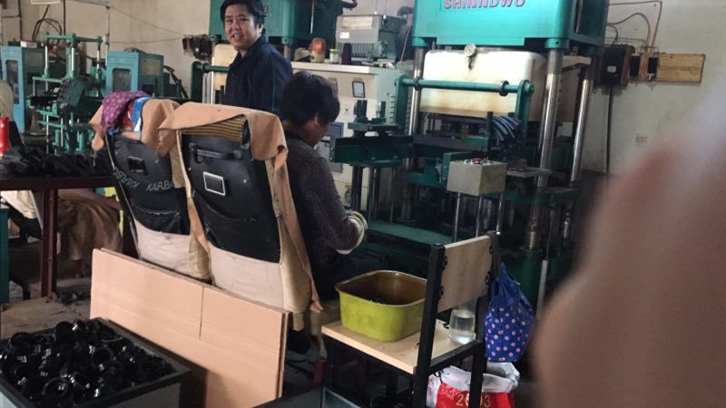 Rubber vulcanization workshop