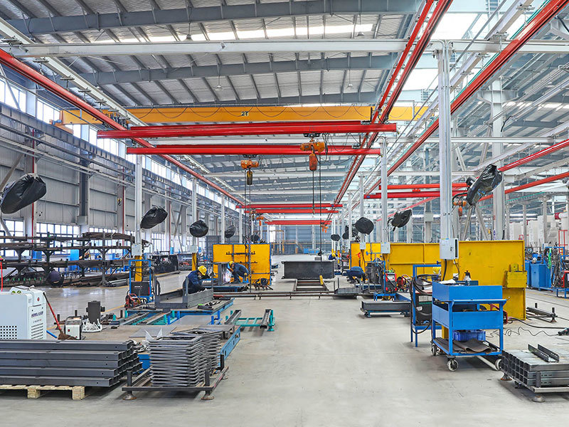 Riveting and welding area Riveting and welding area