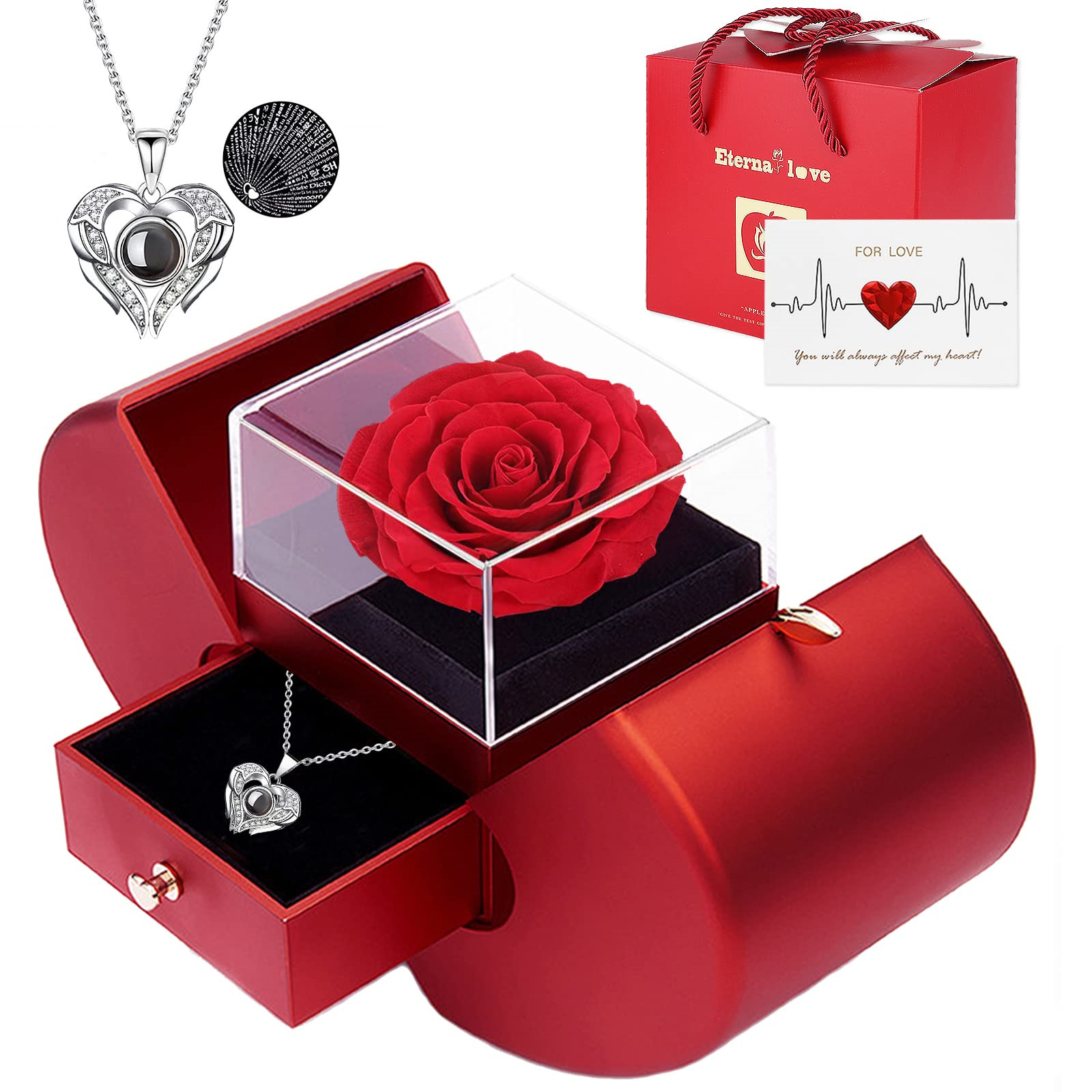 Preserved Rose Jewelry Gift Box | Wholesale Valentine’s Present