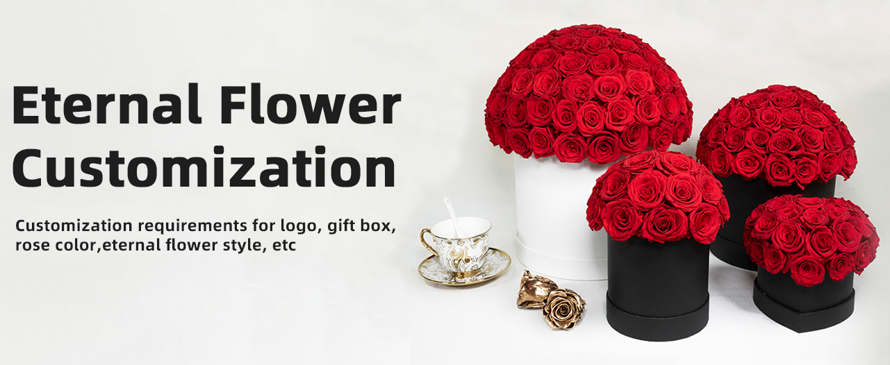 OEM Packaging for Preserved Flower Gift Boxes