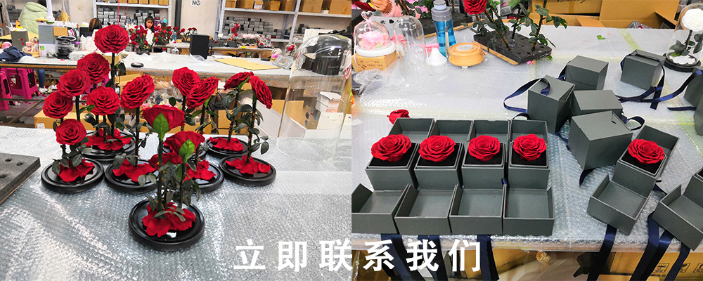 永生花玻璃罩、首饰盒联系定制图