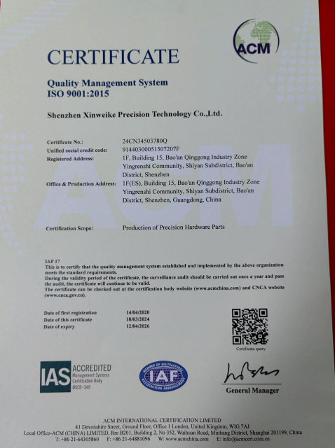 ISO 9001:2015 ISO 9001:2015