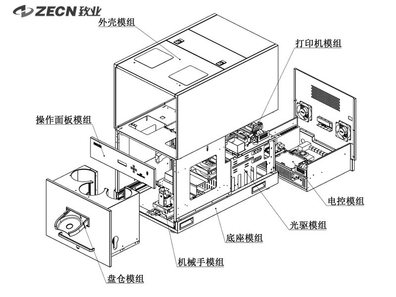 ZECN-LTS光刻打印存储一体机
