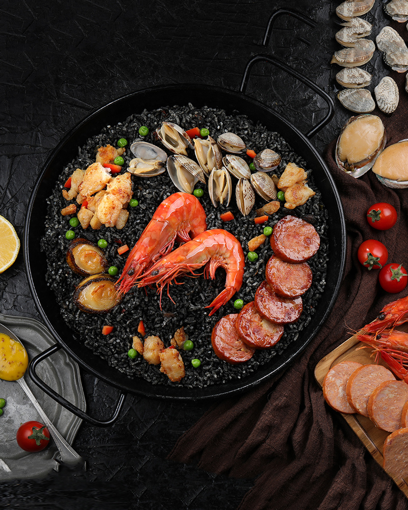 Spanish seafood Bibimbap