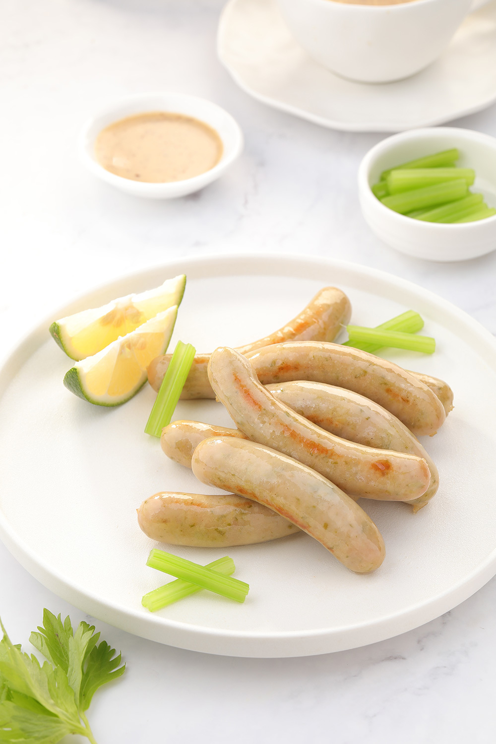 Turkey and celery breakfast sausage