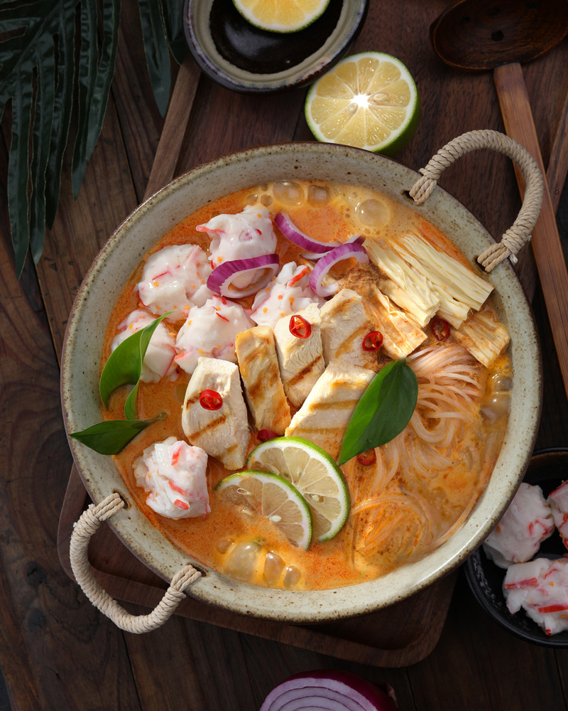 Singapore Laksa Rice Noodles