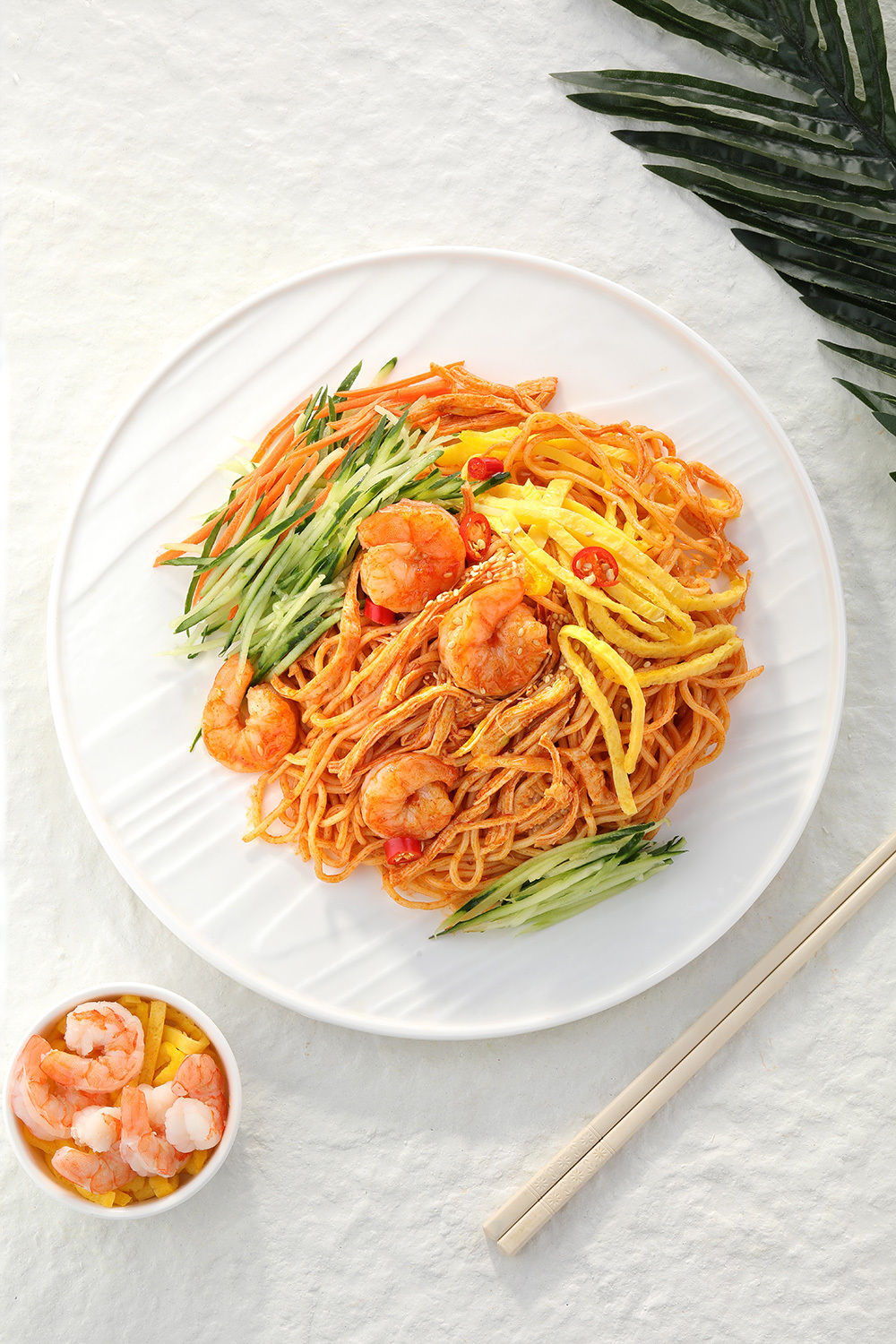 Cold Noodles with Shredded Chicken