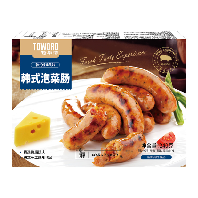 韩式泡菜味猪肉香肠