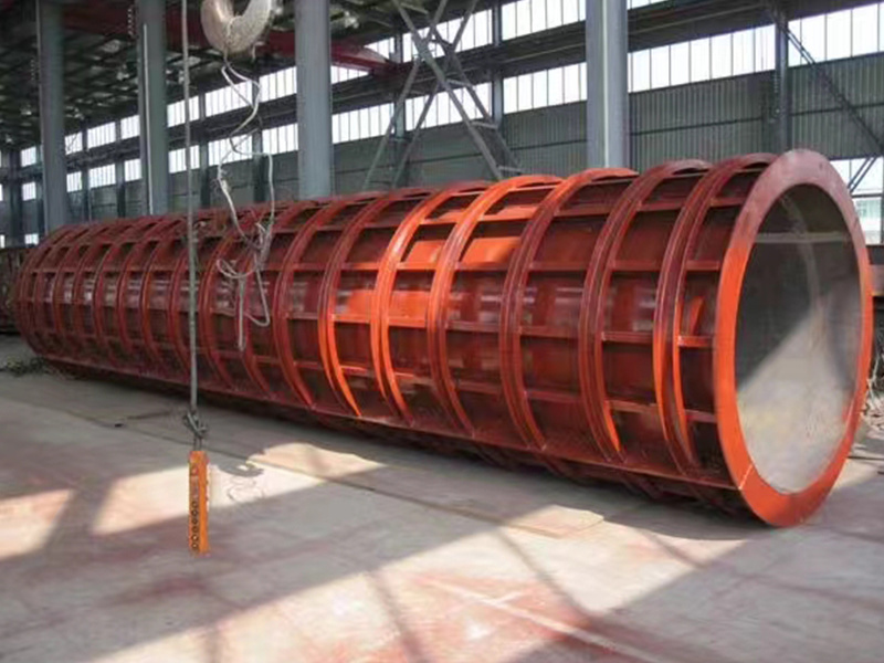 Cylindrical steel formwork