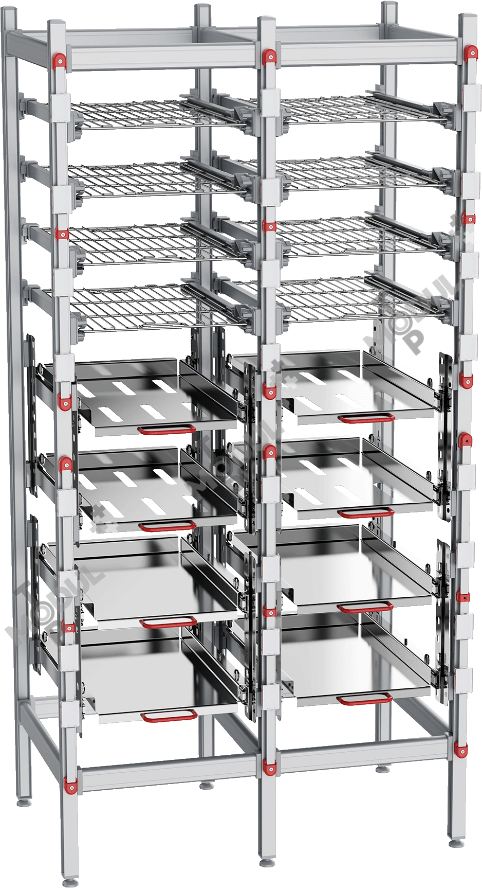 One Series Stainless Steel Baskets Shelving