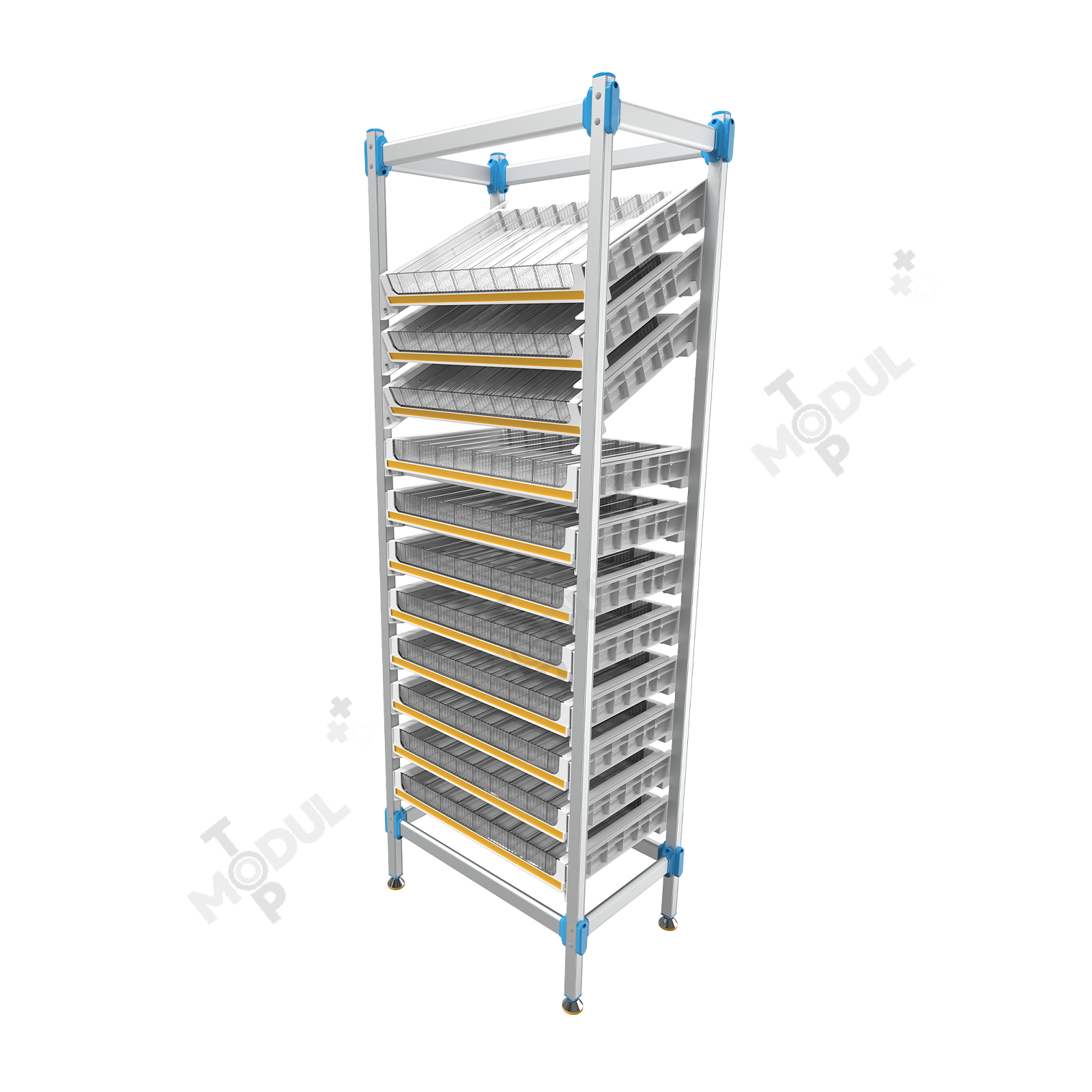 Alpha shelving for medicine storage