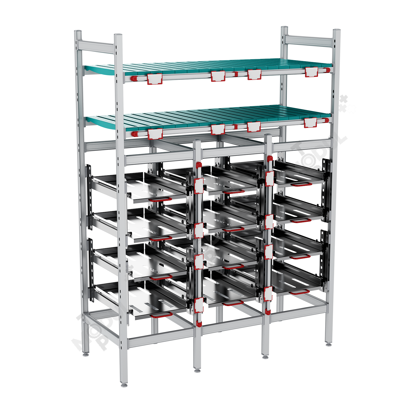 Sterile Shelving - Tray and Shelf Type