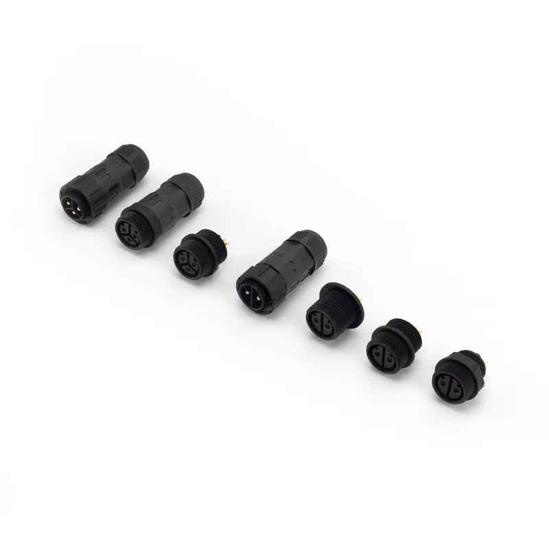 Male Female Small Waterproof Cable Connector M25 PA66 For LED