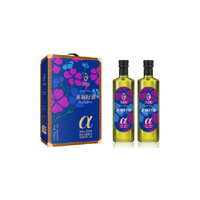 艾貝拉冷榨亞麻籽油禮盒500ml*2