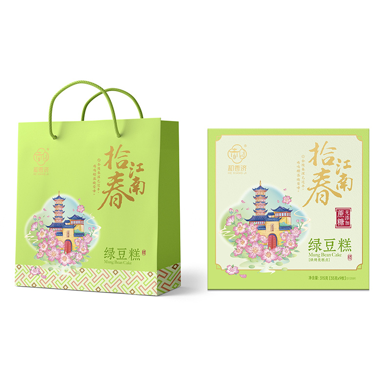 和香濟(jì) 江南拾春無(wú)添加蔗糖綠豆糕315g