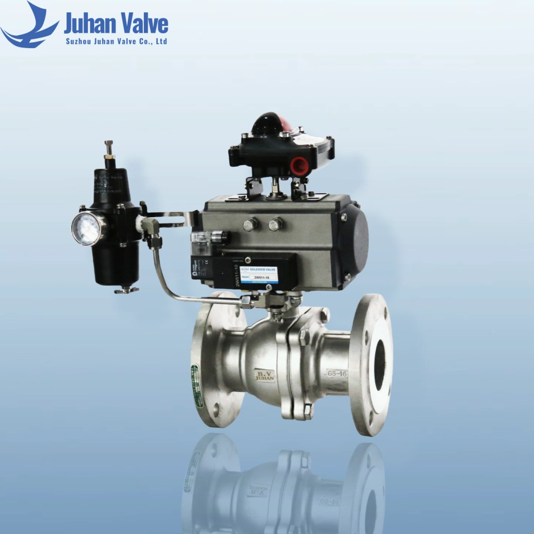 Electric Actuated Stainless Flanged Ball Valve