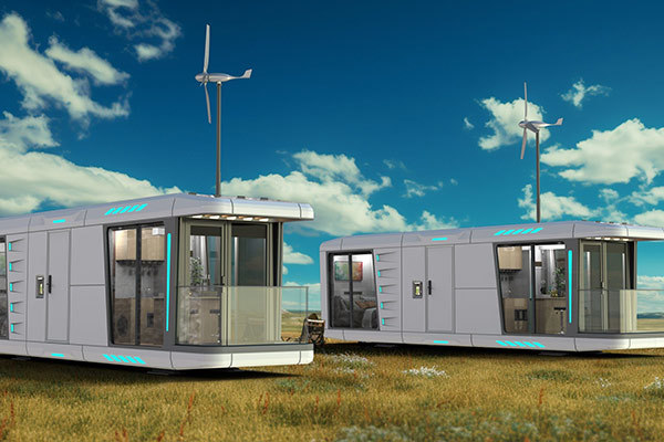 Application of space capsule mobile homes