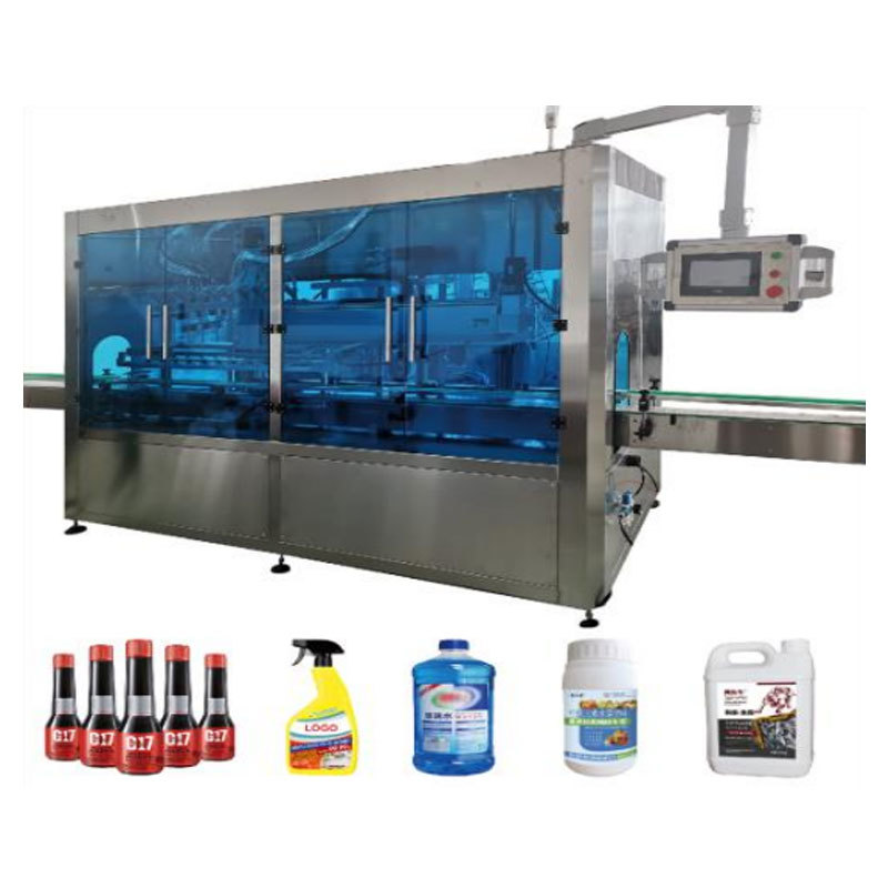 Máquina llenadora de seguimiento de diez cabezales