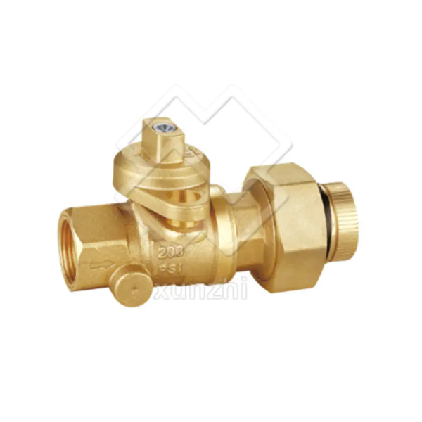 Brass Gas Ball Valve  with dielectric union