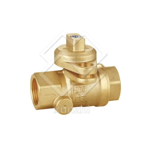 Brass Gas Ball Valve  with dielectric union