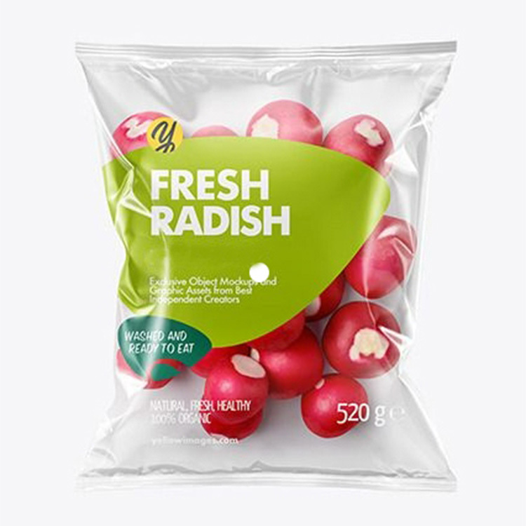 Vertical packaging machine for fruit radish that automatically weighs and packs