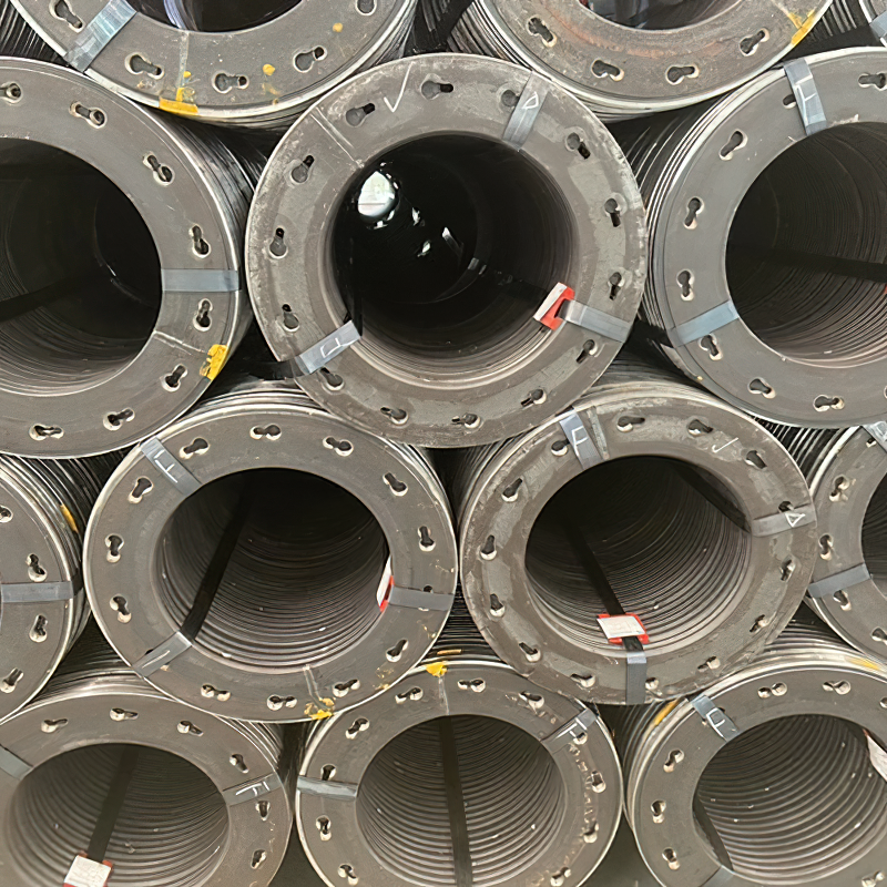 Round end plate