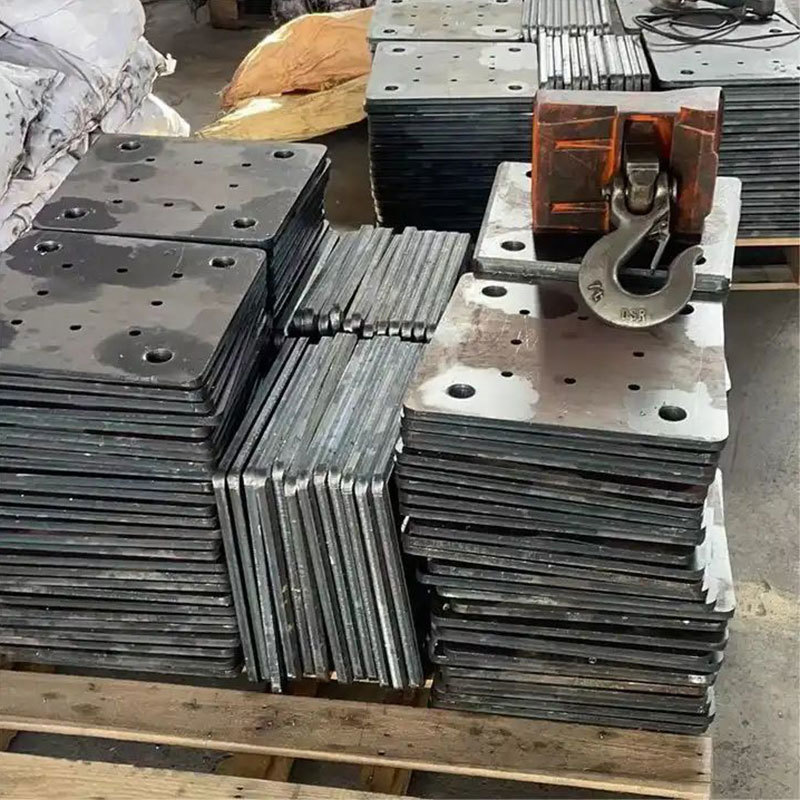 Square end plate
