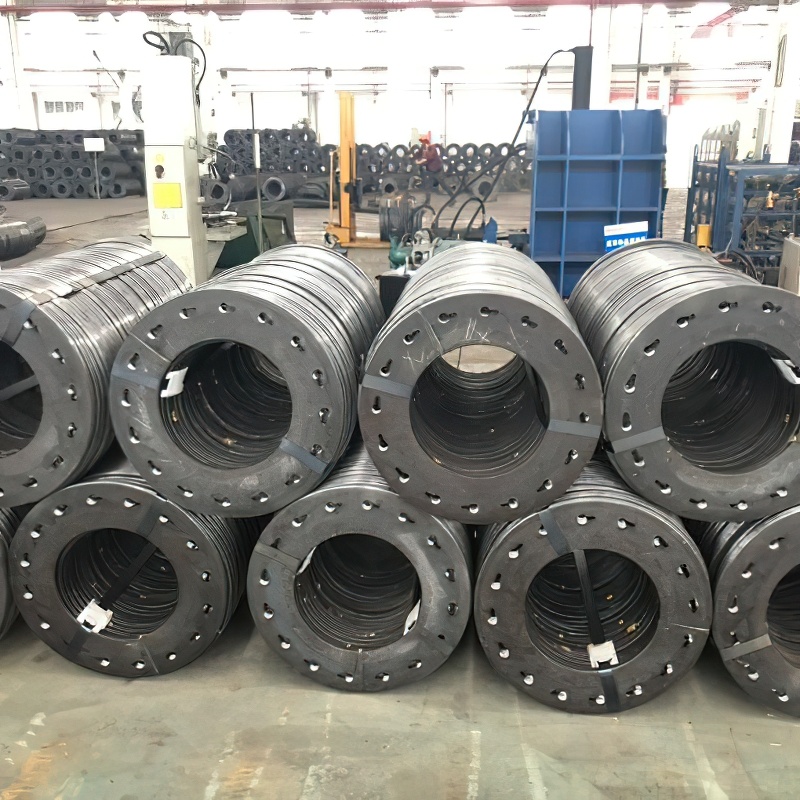 Round end plate