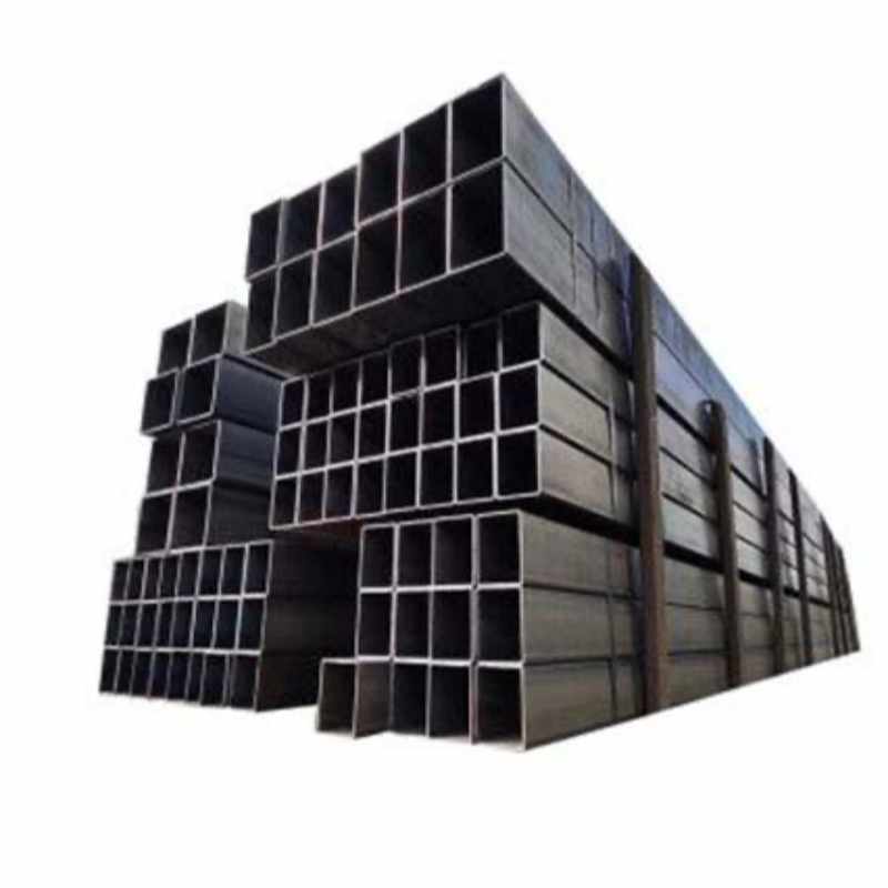 Black square tube