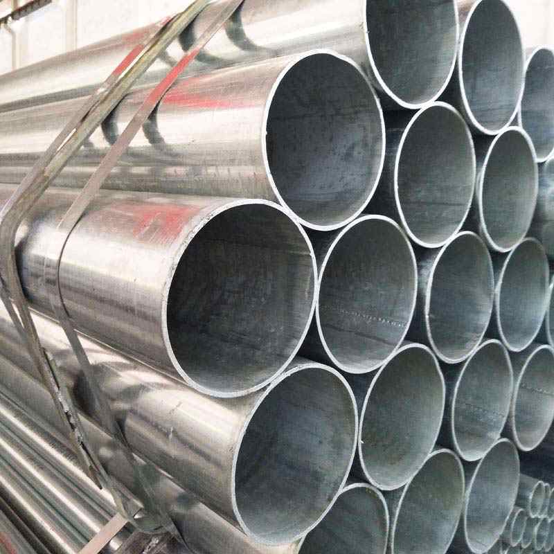 Galvanized round welded pipe