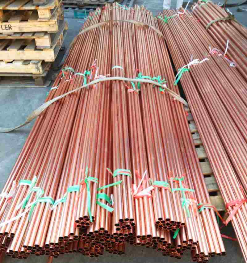 Copper straight pipe