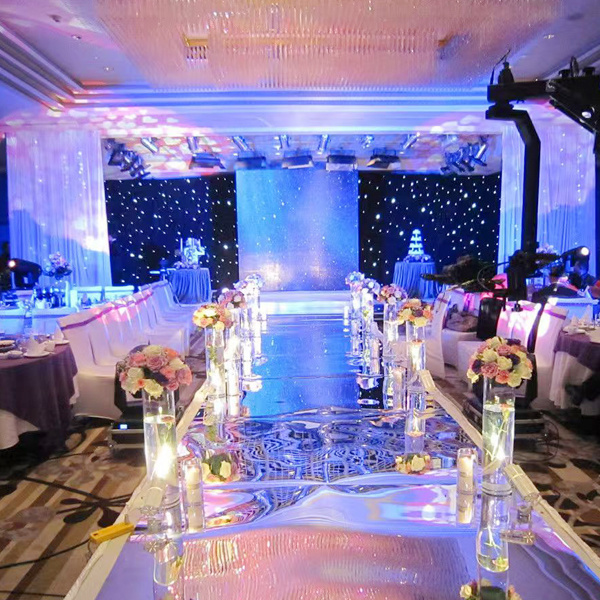 Mirror acrylic board for wedding flooring
