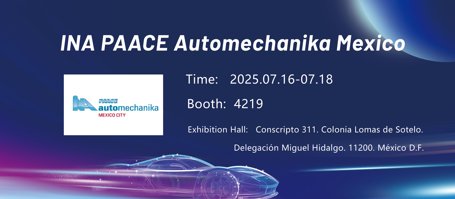 INA PAACE Automechanika Mexico