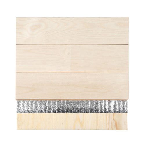 Hardwood Sports Floor--The single-layer keel
