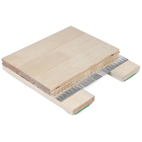 Hardwood Sports Floor--The Plate keel Structure