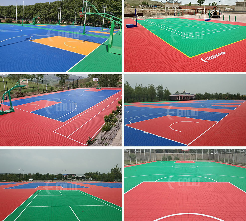  Dalles PP pour terrain de basket-ball 