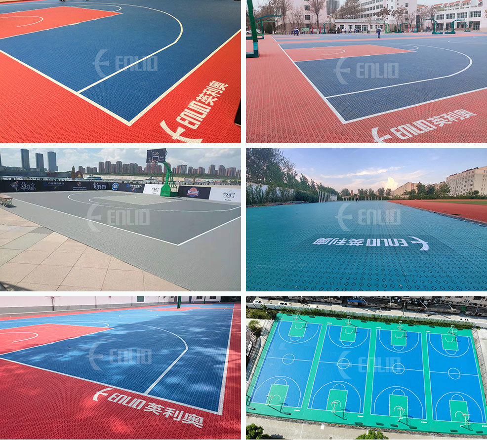 SES Battle III Basketball Surface Tile
