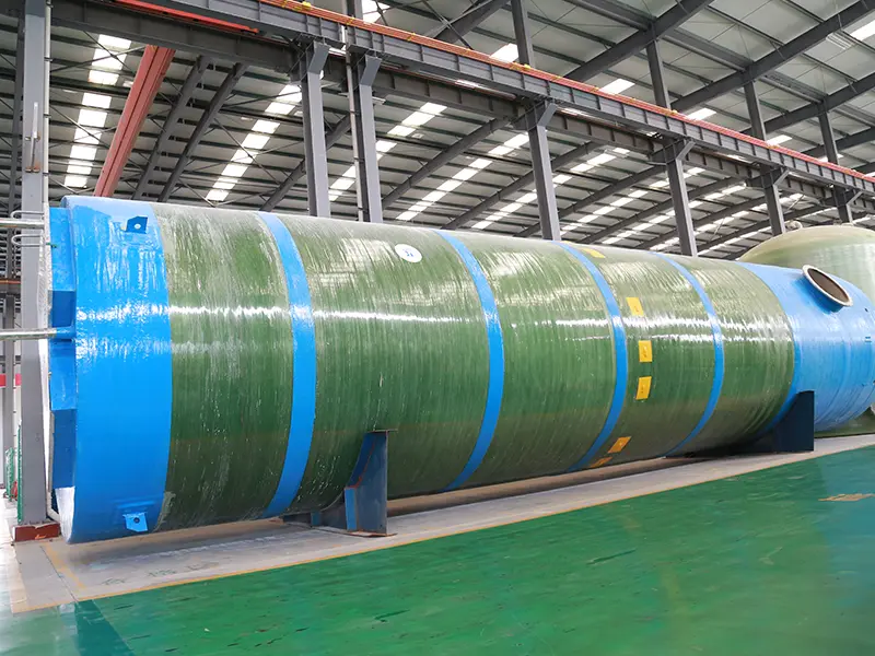 FRP Integrated Prefabricated Pump Stations