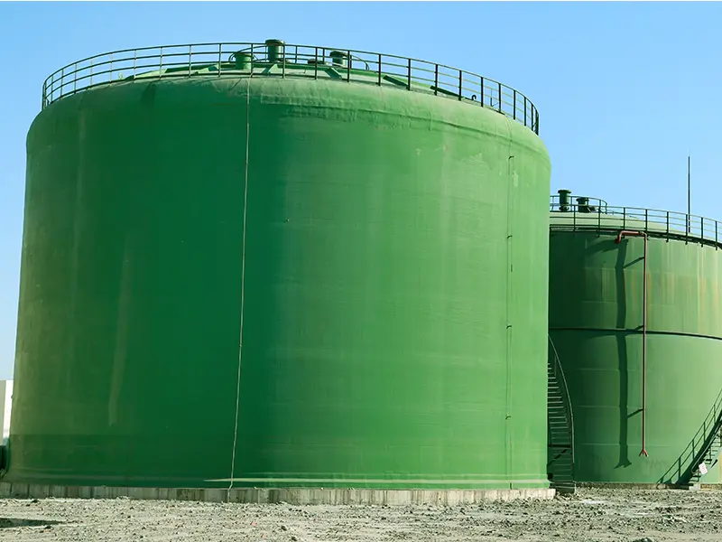 Large GRP Storage Tanks